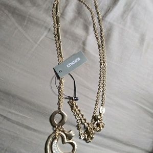 Chicos Gold Necklace